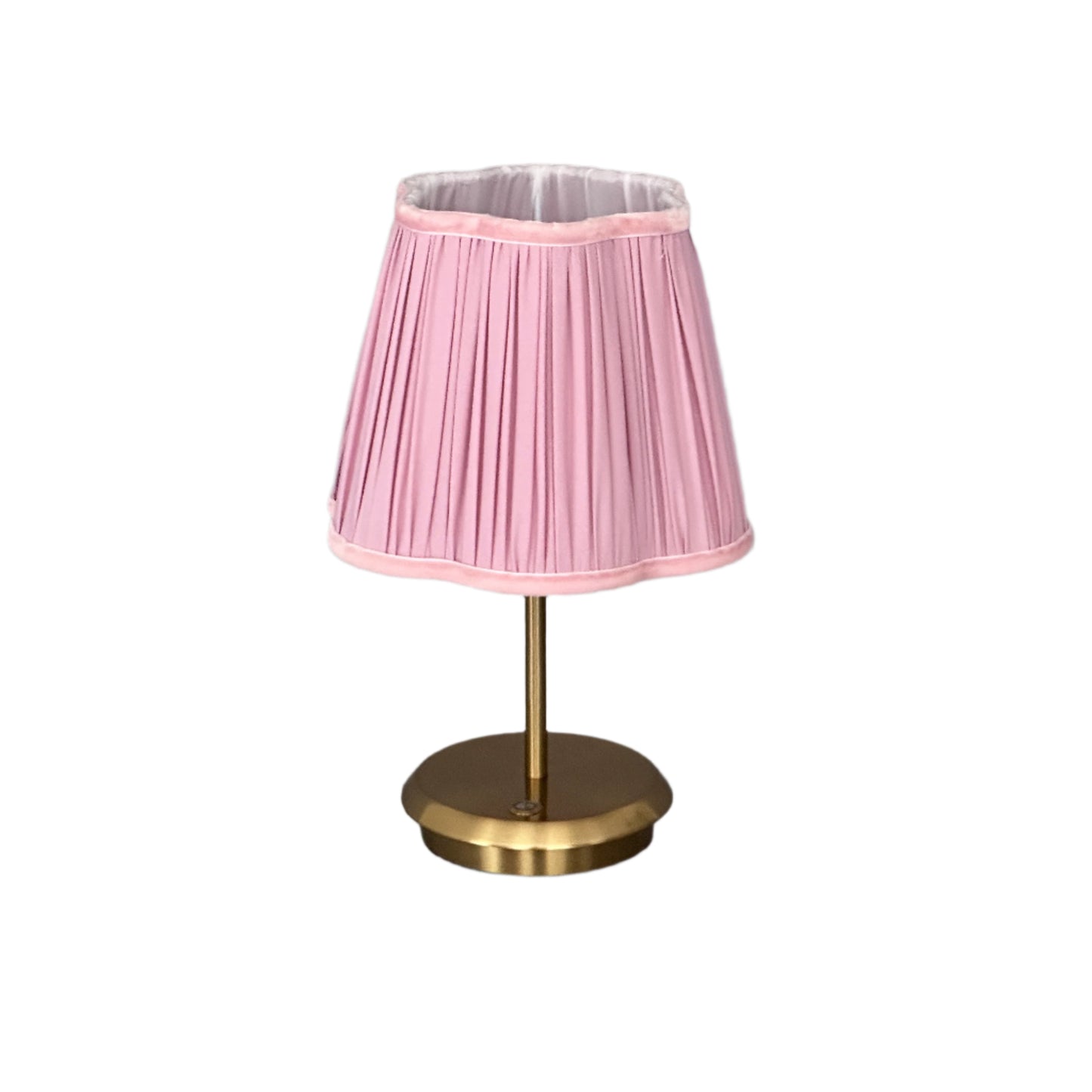 Pink Scalloped Shade