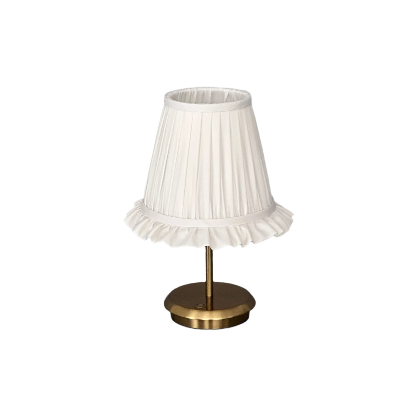 Evening interior shot with ambient lamp glow illuminating minimal décor.