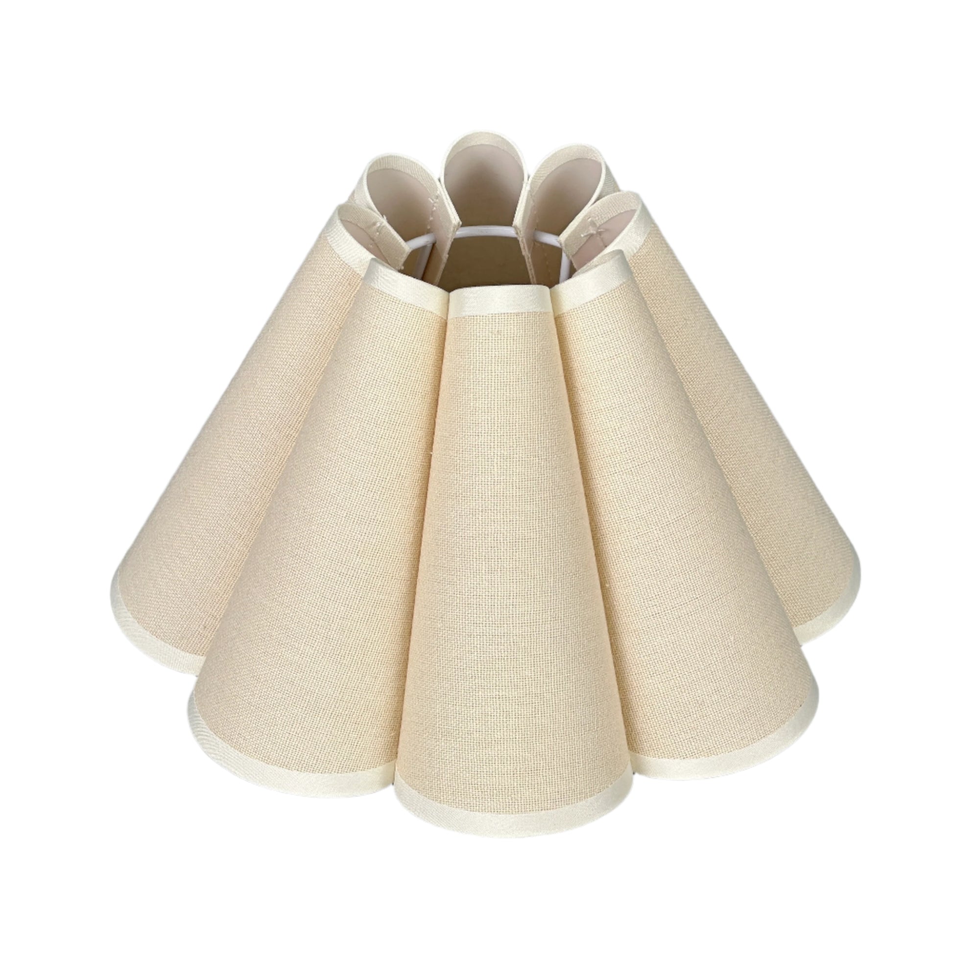 Casual interior vignette with lamp on side table and woven basket.