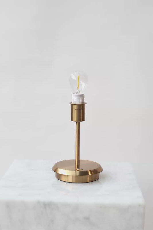 Short Porsha Gold Lamp Base