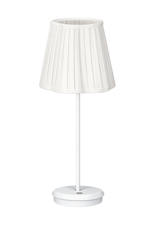 Maison Lamp Shade & White Base - USB Table Lamp