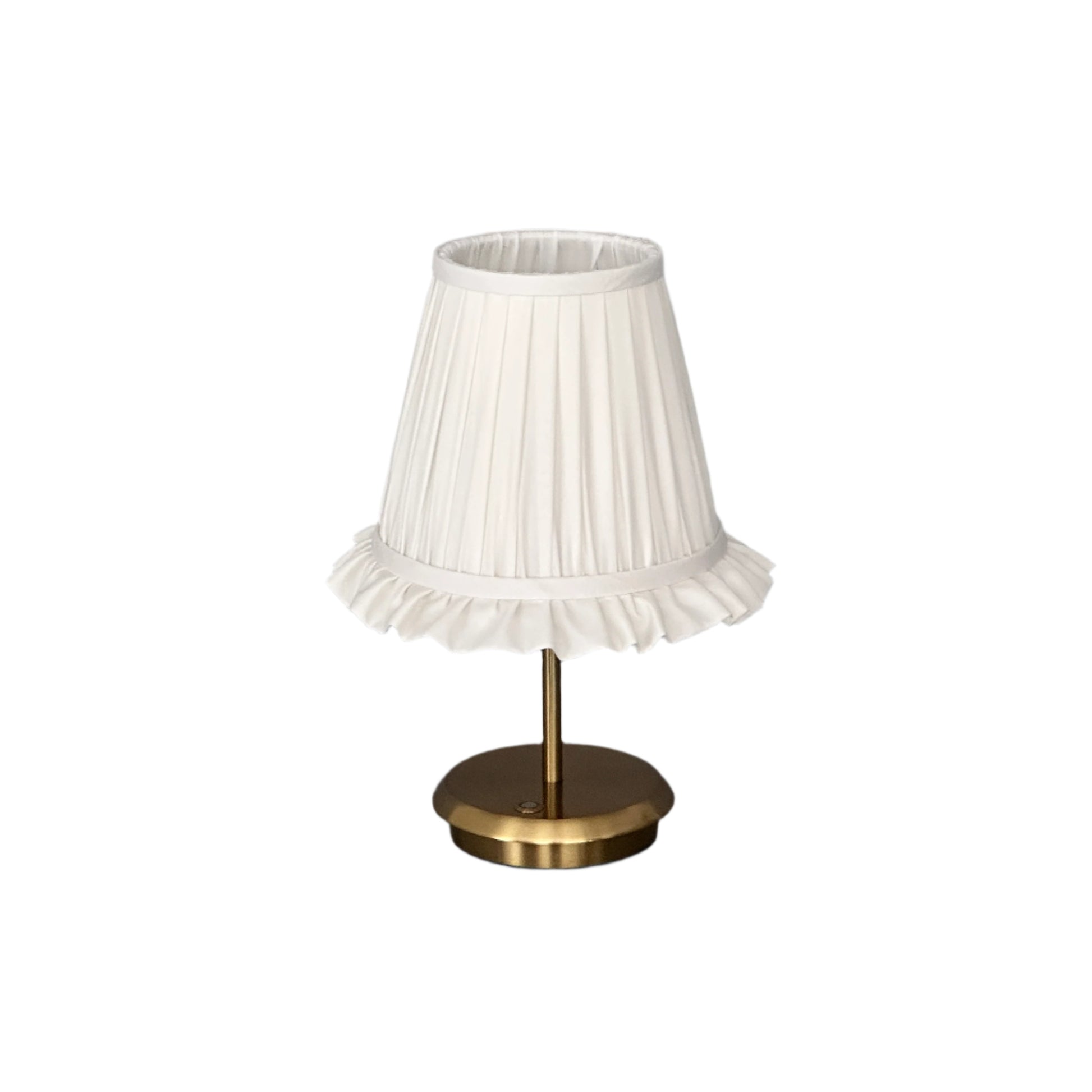 Evening interior shot with ambient lamp glow illuminating minimal décor.