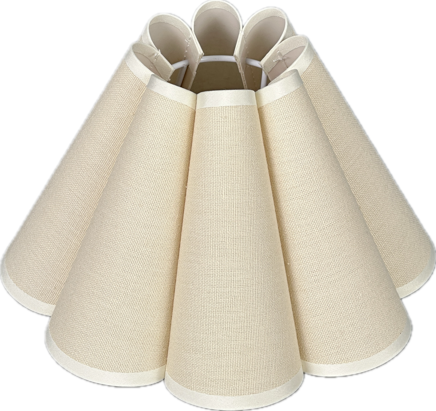Beige Scalloped Shade